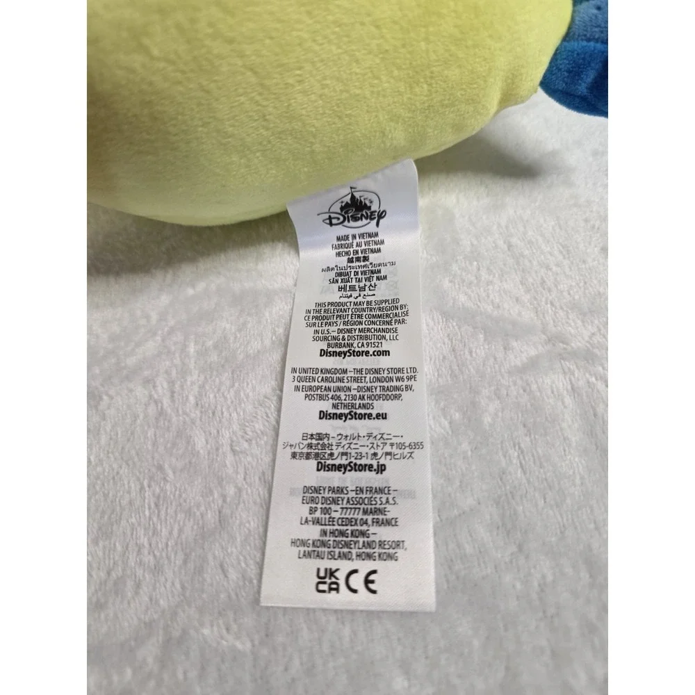 Disney‎ Princess Flounder Plush The Little Mermaid Yellow Blue Fish Toy 7